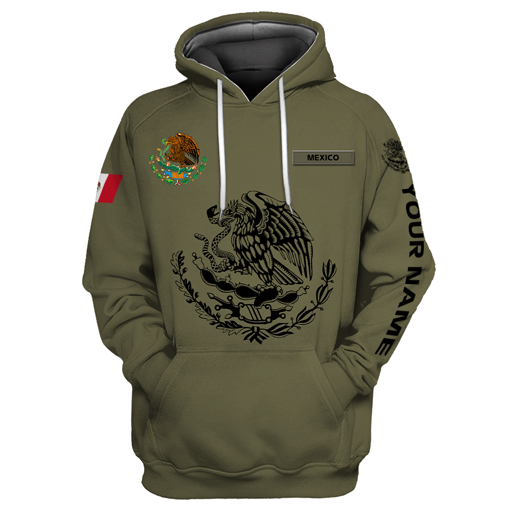 Mexican Customize 3D All Over Printed Shirts For Men And Women