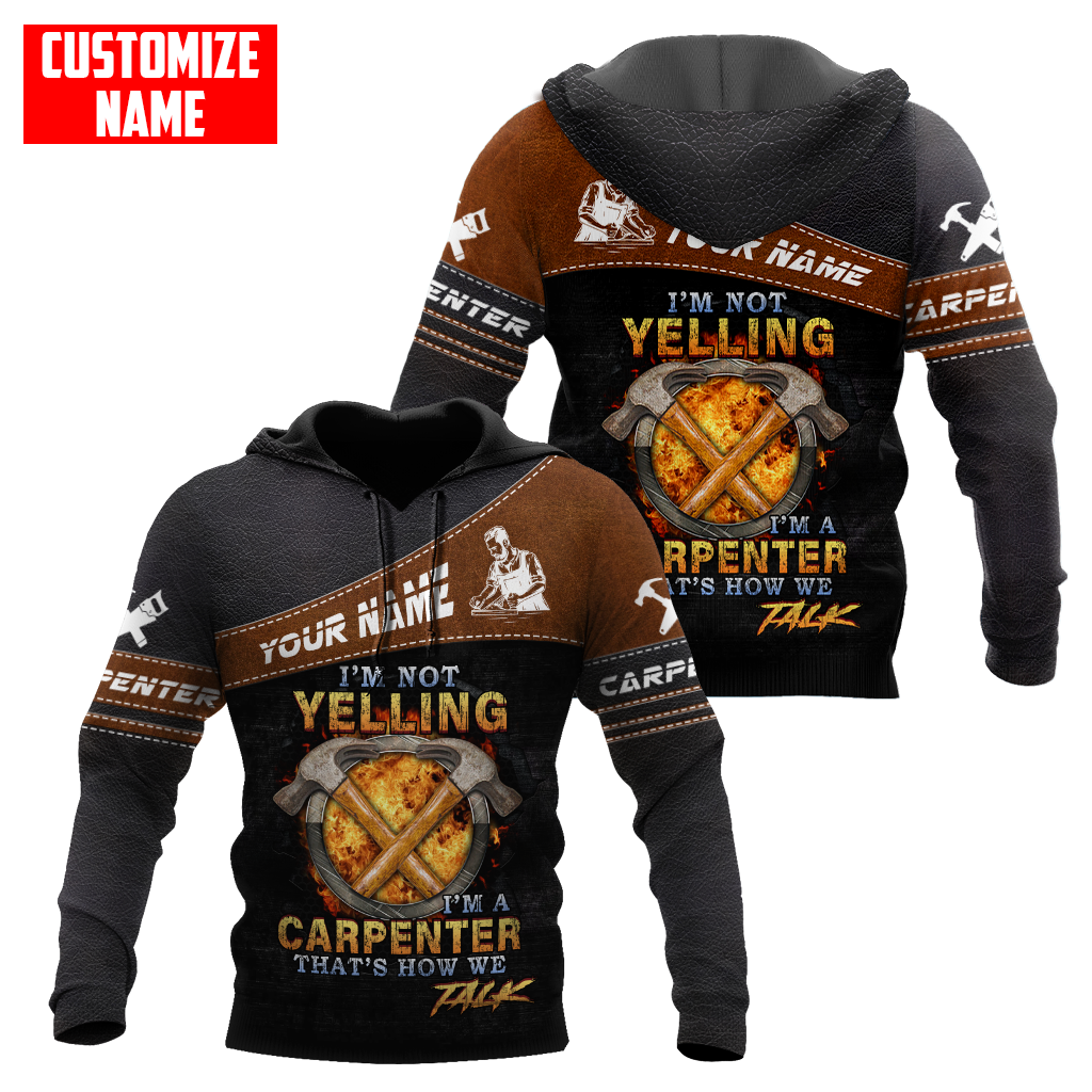 Personalized Name Carpenter 3D All Over Printed Unisex Shirts That's How We Talk