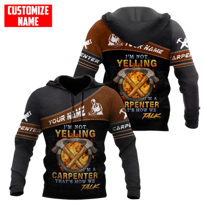 Personalized Name Carpenter 3D All Over Printed Unisex Shirts That's How We Talk