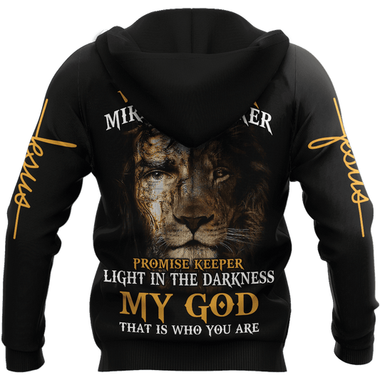 Jesus Christ Faith Over Fear 3D Printed Hoodie, T-Shirt for Men and Women