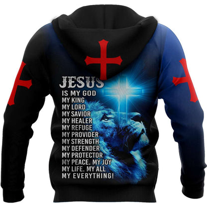 God and Lion - Christian - 3D All Over Printed Style for Men and Women