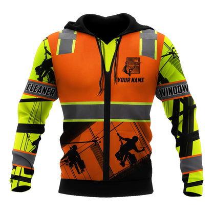 Premium Personalized 3D Printed Window Cleaner Shirts Not For The Weak MEI