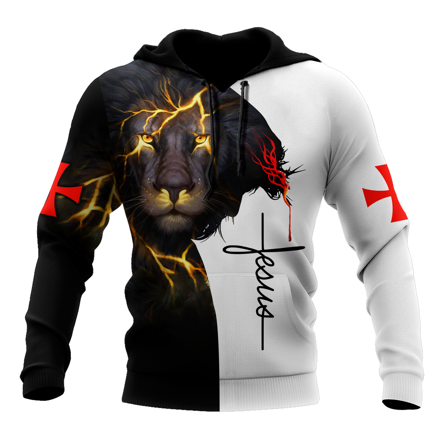 Jesus Christ and Lion My Everything 3D Printed Hoodie, T-Shirt for Men and Women