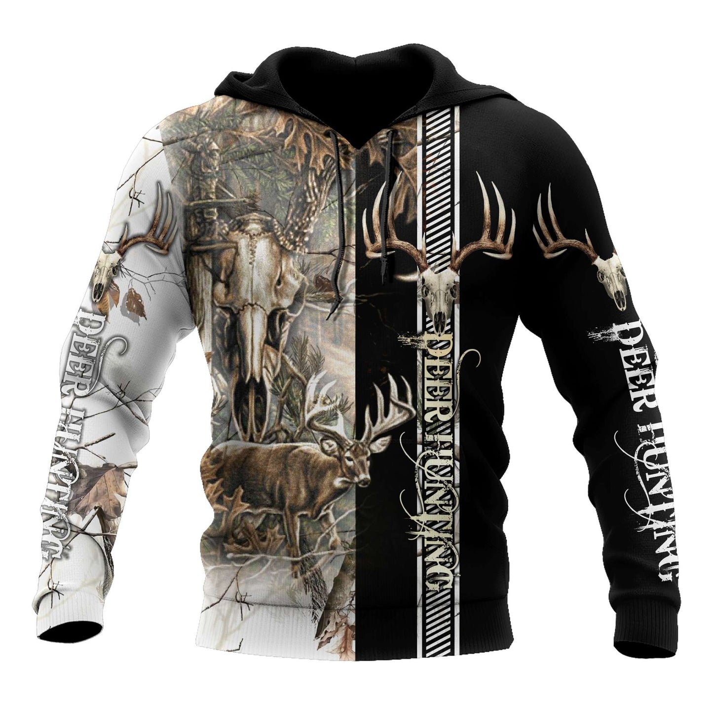 Premium Hunting for Hunter White camo 3D Printed Unisex Shirts