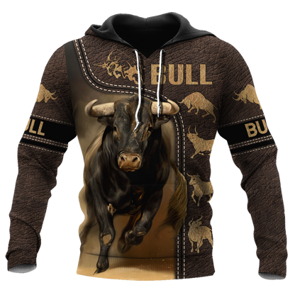 Bull 3D All Over Printed Shirts Pi08032102