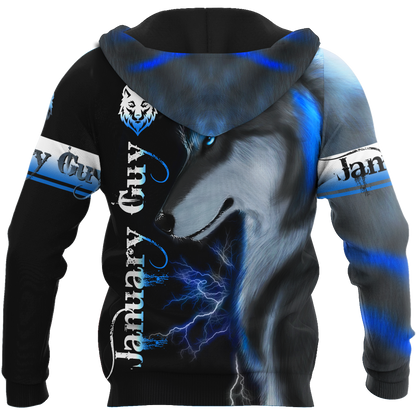 January Guy Wolf 3D Printed Unisex Shirts TN