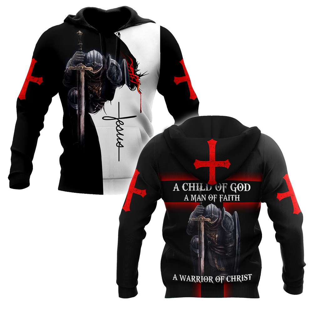 Knight of God - Christian - 3D All Over Printed Style for Men and Women