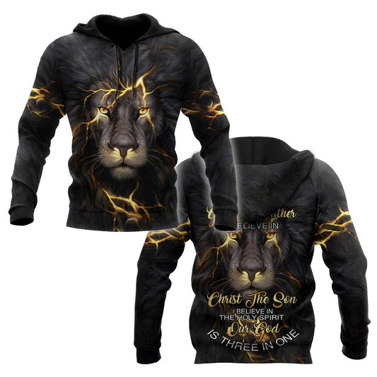 Lion Faith in God - Christian - 3D All Over Printed Style for Men and Women