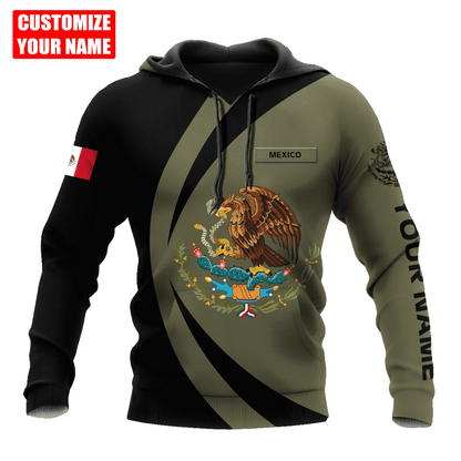 Personalized Name Mexico 3D All Over Printed Unisex Shirts Pi12072107