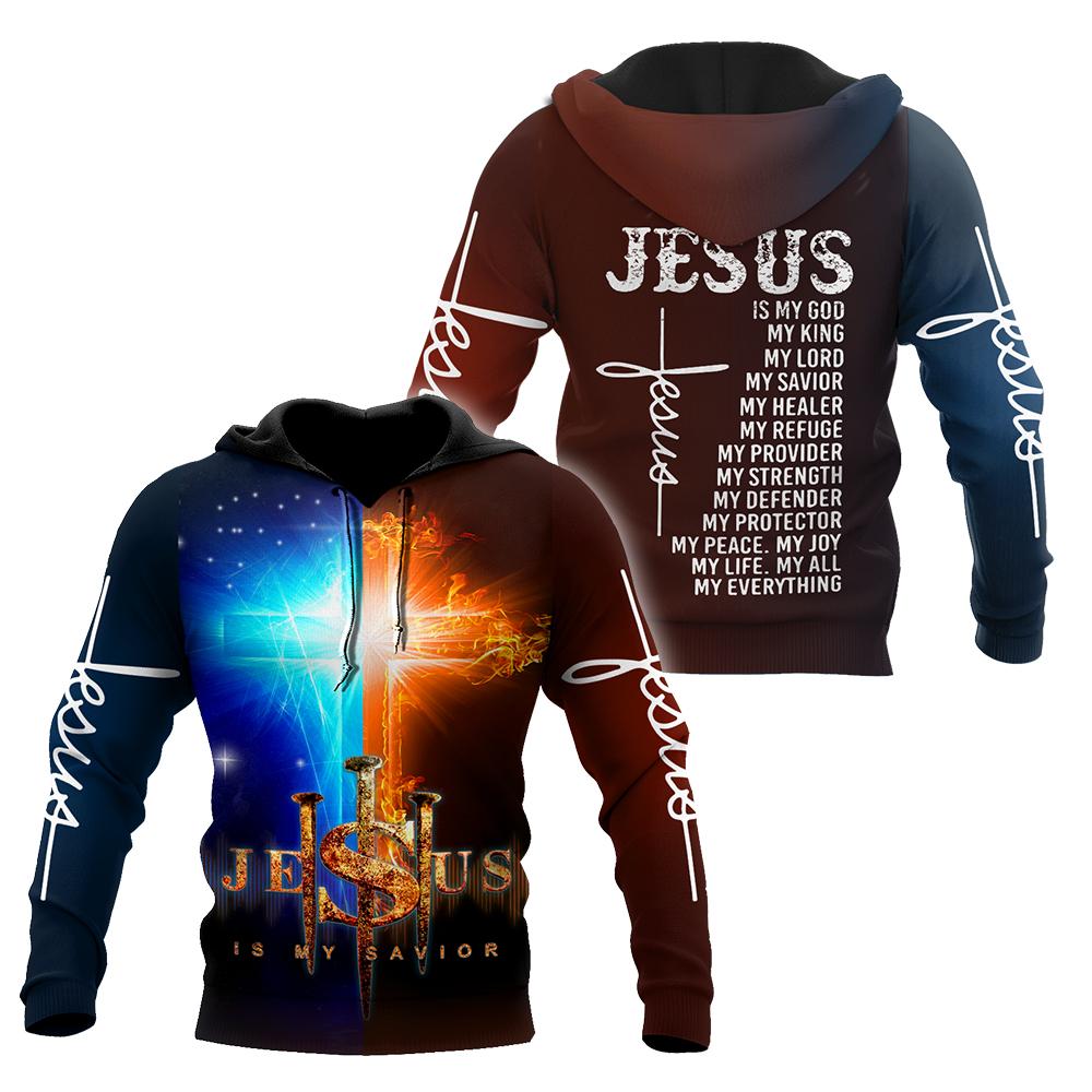 God My Savior - Christian - 3D All Over Printed Style for Men and Women