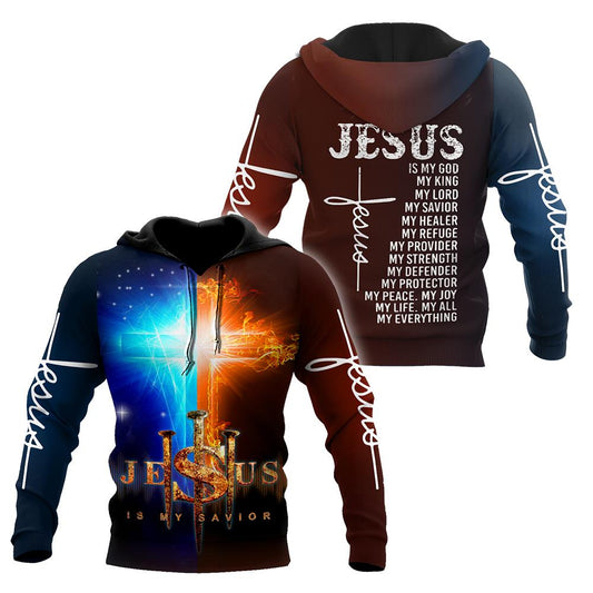 God My Savior - Christian - 3D All Over Printed Style for Men and Women
