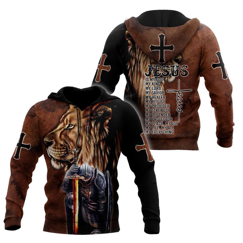 Knight of God - Christian - 3D All Over Printed Style for Men and Women