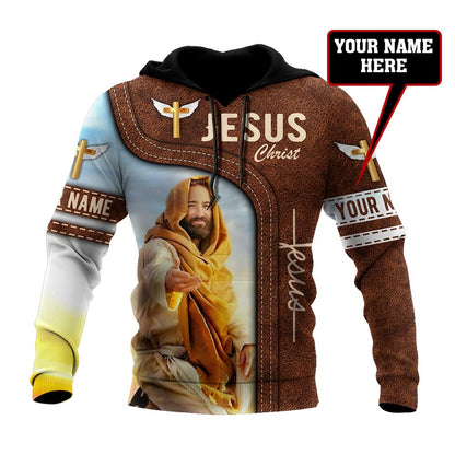 Persionalized Name Jesus 3D All Over Printed Unisex Hoodie