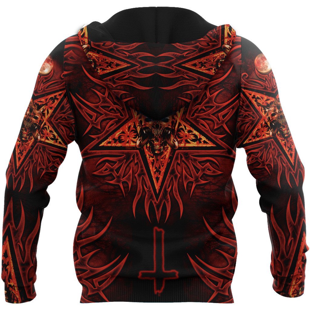 Skull Satanic Hoodie For Men And Women TNA12312001
