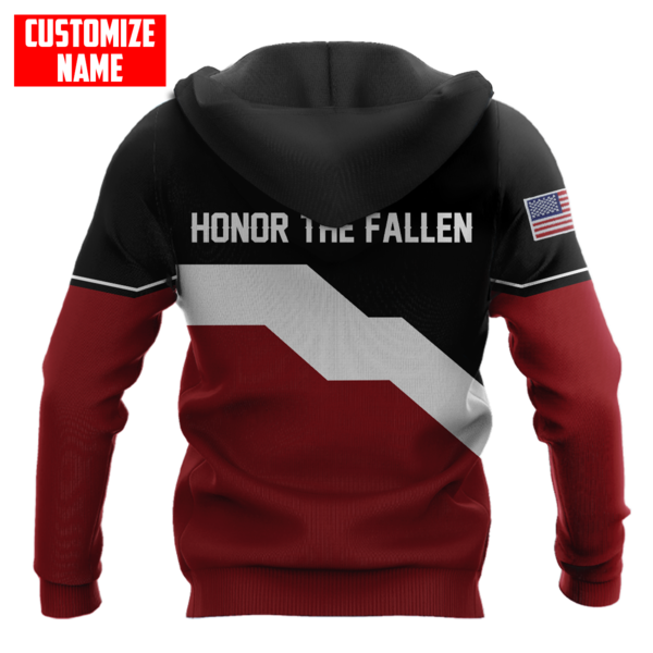 Custom Name US Veteran  3D All Over Printed