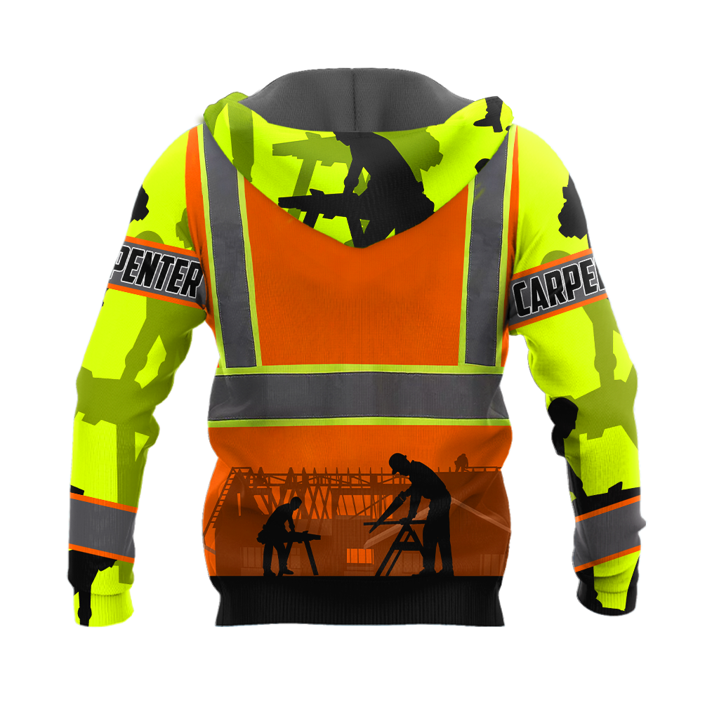 Personalized Name Carpenter 3D All Over Printed Unisex Safety Ver 4