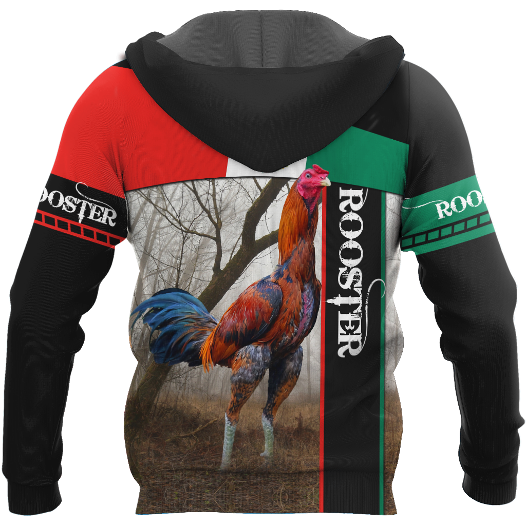 Personalized Rooster 3D Printed Unisex Shirts DA03062101