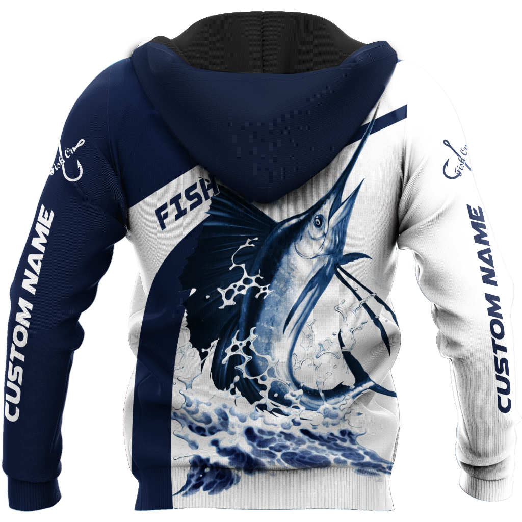 Custom name sailfish fishing design 3d print shirts