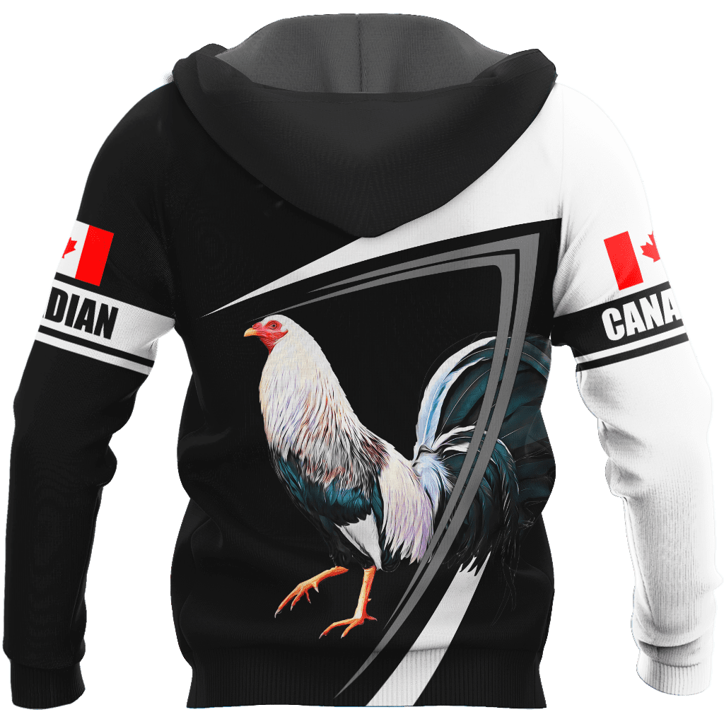 Personalized Canadian Rooster 3D Printed Unisex Shirt
