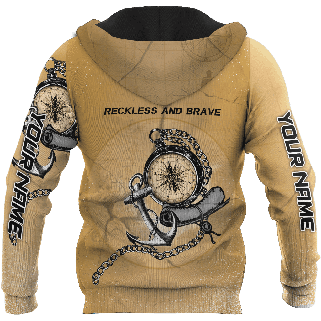 Custom name Proud Seaman Meaningful Tattoo unique 3d design shirts