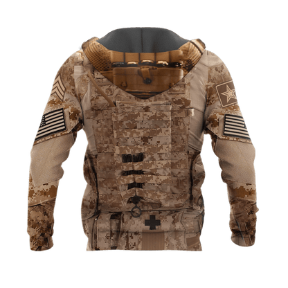 US Army Veteran Camo 3D All Over Printed