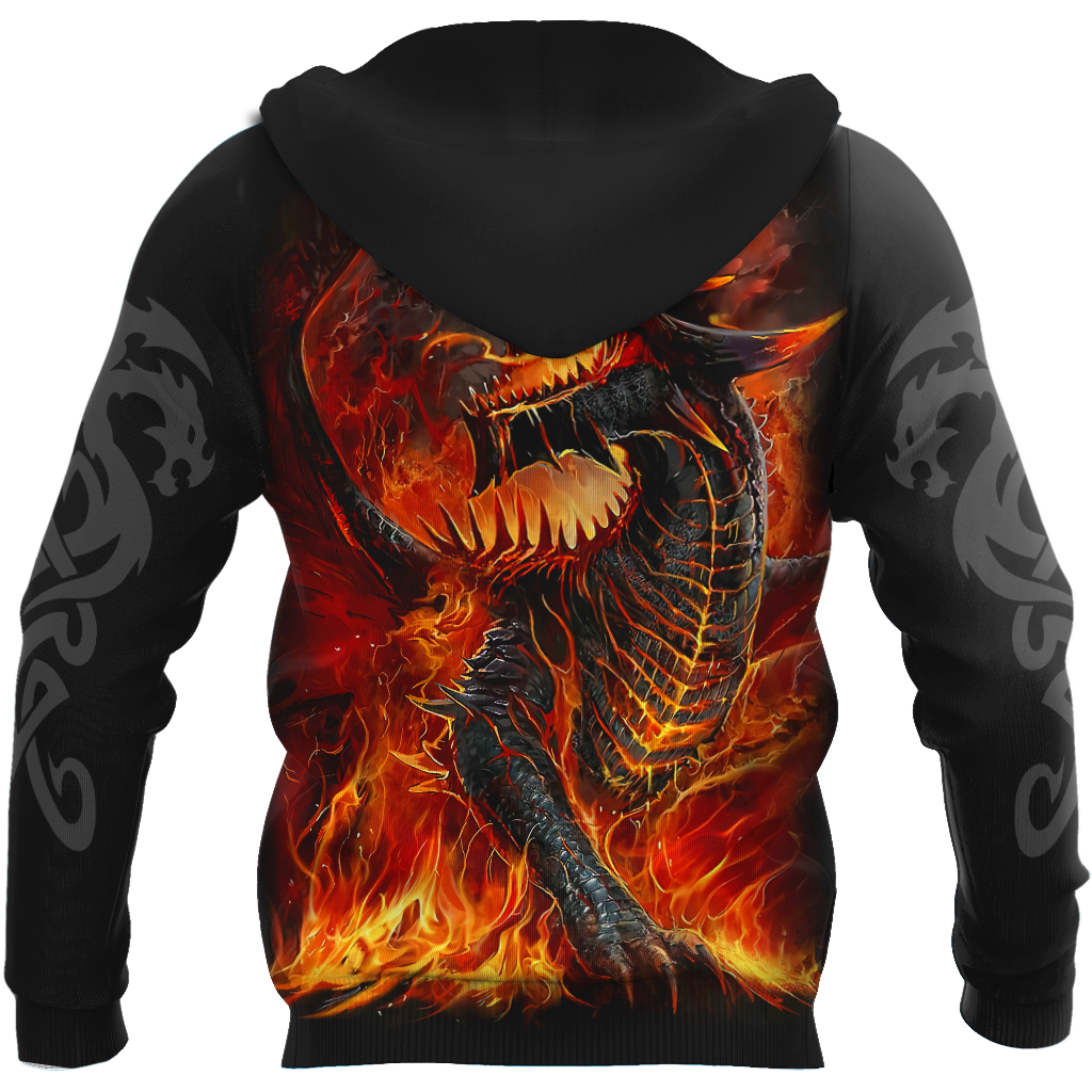 Premium Dragon 3D All Over Printed Unisex Shirts Fire Dragon