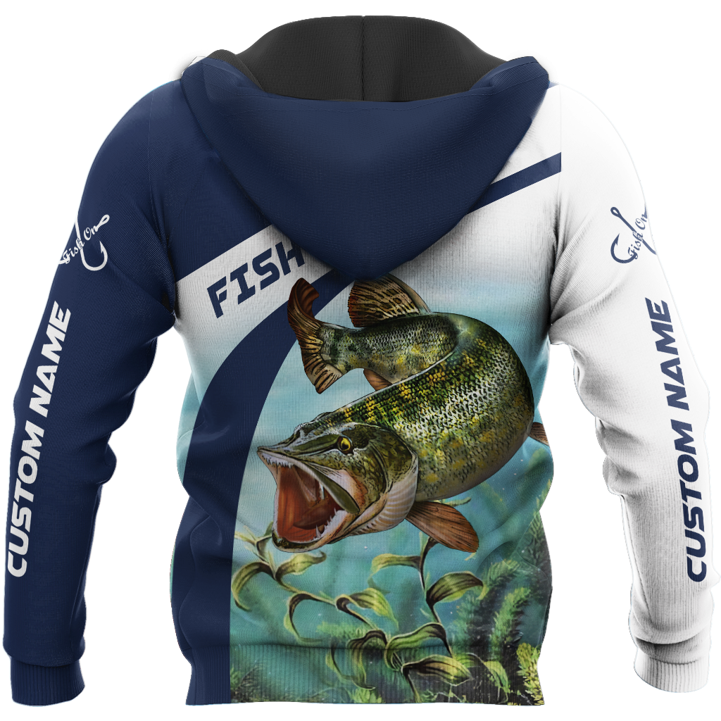 Custom name Northern Pike fishing design 3d print shirts