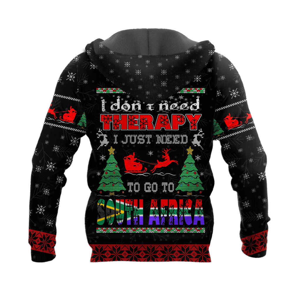 I Don’t Need Therapy I Just Need To Go To South Africa 3D Over Printed Hoodie DA30072102
