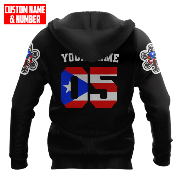 Customize Name And Number Puerto Rico 3D All Over Printed Unisex Shirts