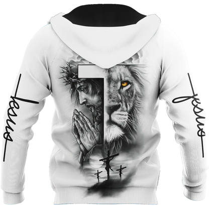 Lion God Tattoo Vibe - Christian - 3D All Over Printed Style for Men and Women