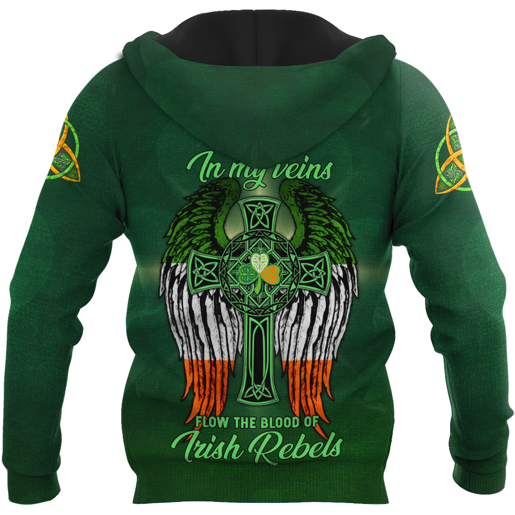 Irish In My Veins 3D All Over Printed Unisex Shirts DQB20022021