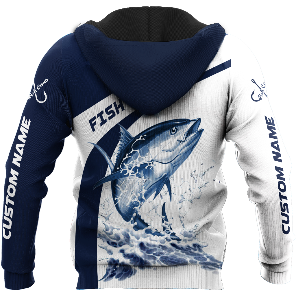 Custom name Tuna fishing design 3d print shirts