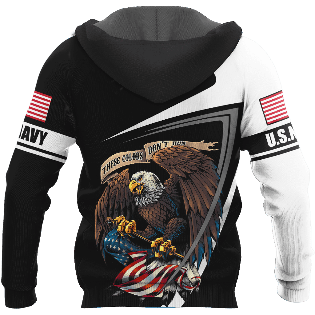 Custom name US Navy Veteran 3D printed shirts Proud Military