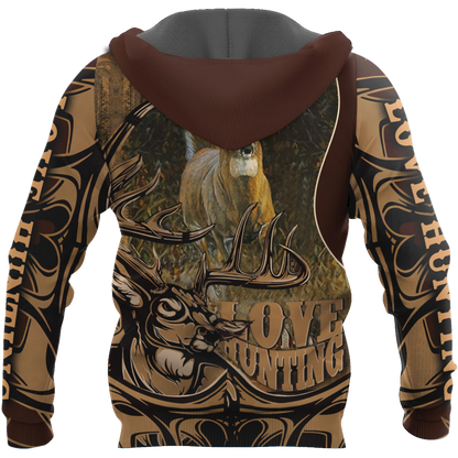Deer Hunting 3D All Over Printed Shirts