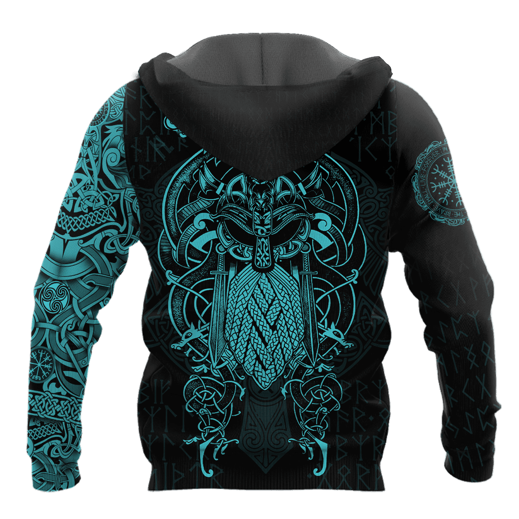 Premium Raven Of Odin Tattoo 3D All Over Printed Shirts