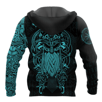 Premium Raven Of Odin Tattoo 3D All Over Printed Shirts