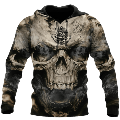 Mexican Skull 3D All Over Printed Unisex Hoodie