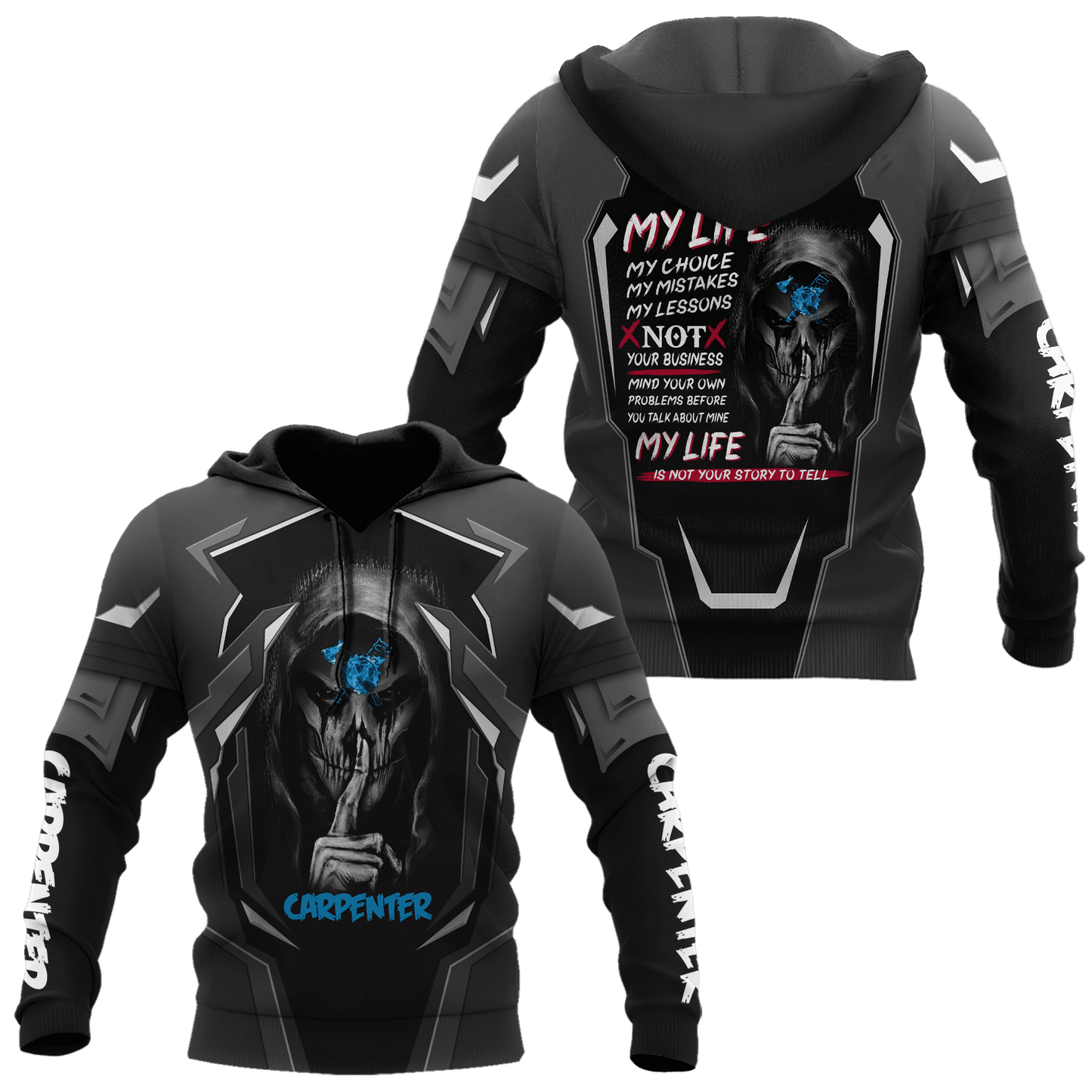 Premium Carpenter 3D All Over Printed Unisex Shirts