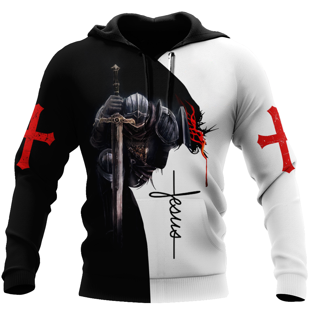 Jesus Christ Faith Over Fear 3D Printed Hoodie, T-Shirt for Men and Women