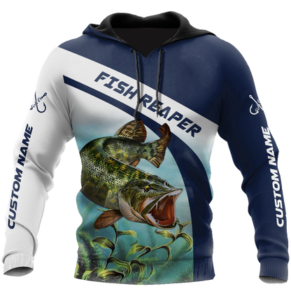 Custom name Northern Pike fishing design 3d print shirts