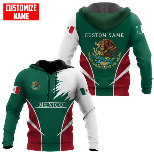 Personalized Name Mexico 3D All Over Printed Unisex Shirts DQB06072101
