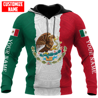 Personalized Name Mexico 3D All Over Printed Unisex Shirts DQB10072101