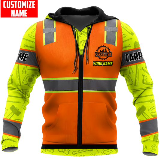 Personalized Name Carpenter 3D All Over Printed Unisex Safety Ver 5