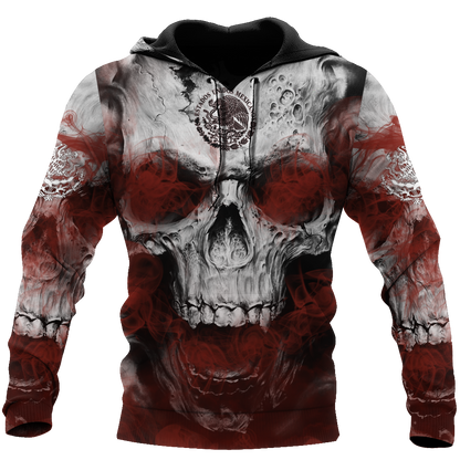 Mexican Skull 3D All Over Printed Unisex Hoodie