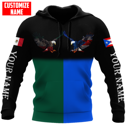 Persionalized Mexico 3D All Over Printed Unisex Shirts DQB23062103