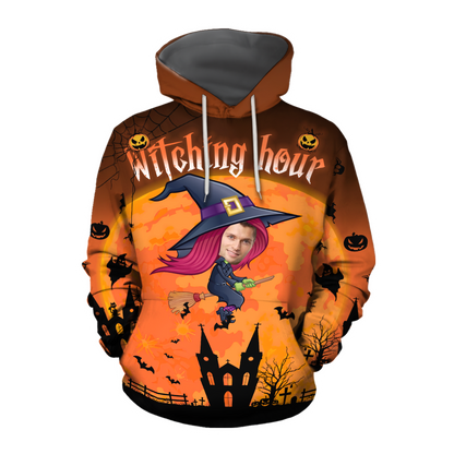 Witching Hour Personalized 3D All Over Print Shirt, Best Gift For Halloween Occasion