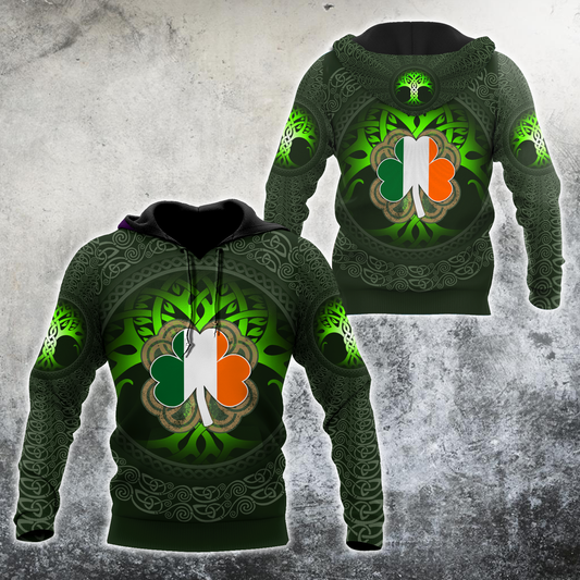 Celtic Ireland Tattoo Hoodie For Men And Women