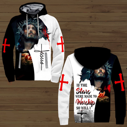 Jesus 3D All Over Printed Unisex Hoodie