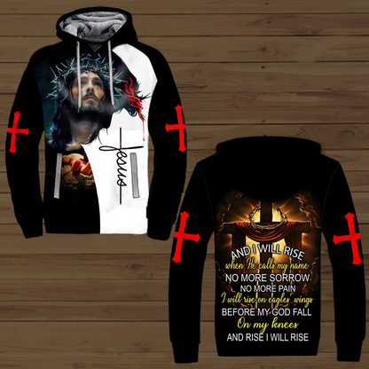 Jesus 3D All Over Printed Unisex Hoodie