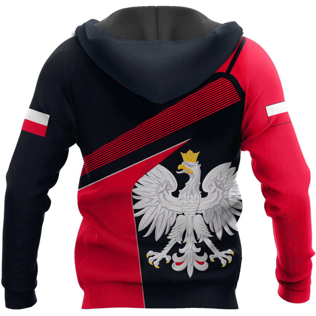 Personalized Polska 3D All Over Printed Unisex Hoodie